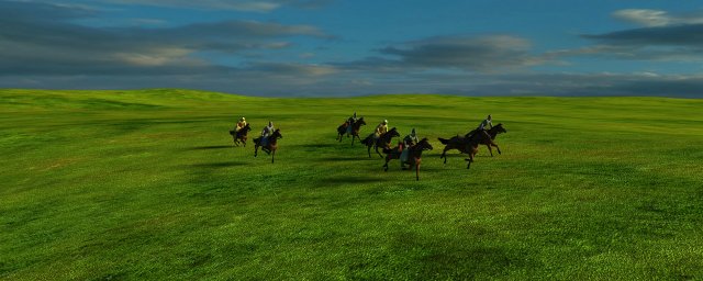 mongolian cavalry Modèle 3D .c4d .max .obj .3ds .fbx .stl .blend 