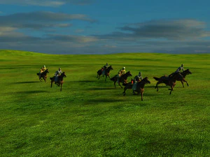 kawaleria mongolska Model 3D