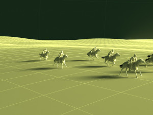 mongolian cavalry Modèle 3D