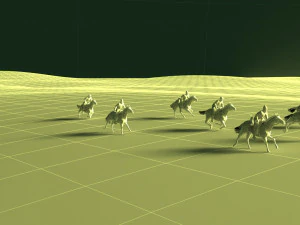 mongolian cavalry 3D Model