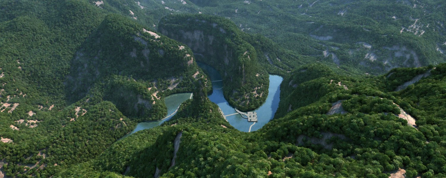 canyon 3D Model .c4d .max .obj .3ds .fbx .stl .blend 