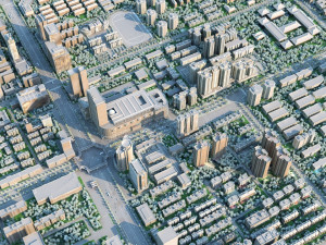 city building Model 3D