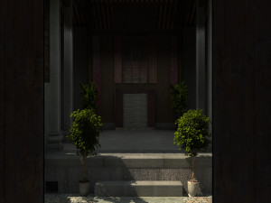 courtyard 3D Model