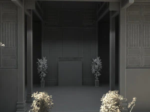 courtyard 3D Model