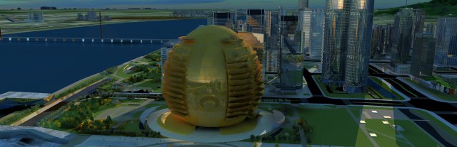 city building 3D Модель .c4d .max .obj .3ds .fbx .stl .blend 