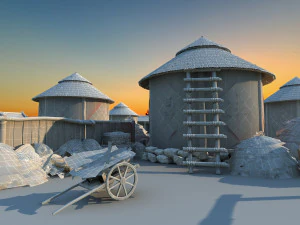 granary 3D Model