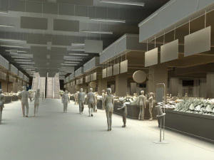 agricultural market 3D Model