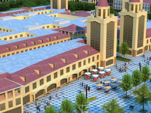 kawasan industri ginseng Model 3D