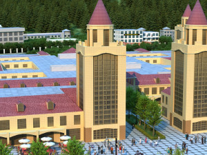 ginseng industrial park Modelo 3D