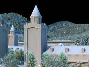 ginseng industrial park Modelo 3D