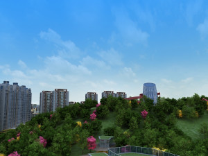 city park 3Dモデル