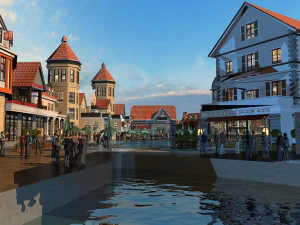 small town 3D Model