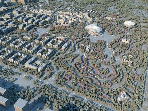 small town 3D Модель