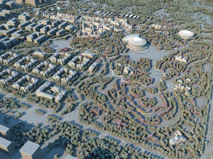 small town 3D Model
