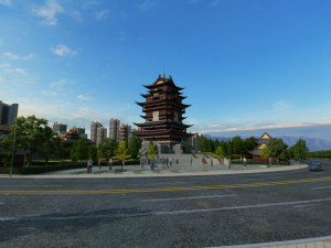 ancient building Modelo 3D