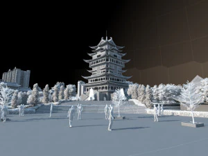 edificio antiguo Modelo 3D