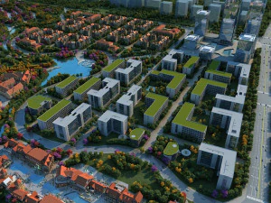 constru&ccedil;&atilde;o da cidade Modelo 3D