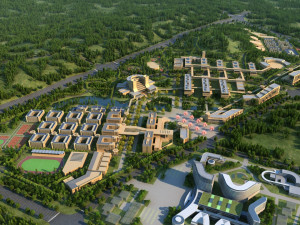 university campus Modelo 3D