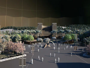 University campus 3D Model