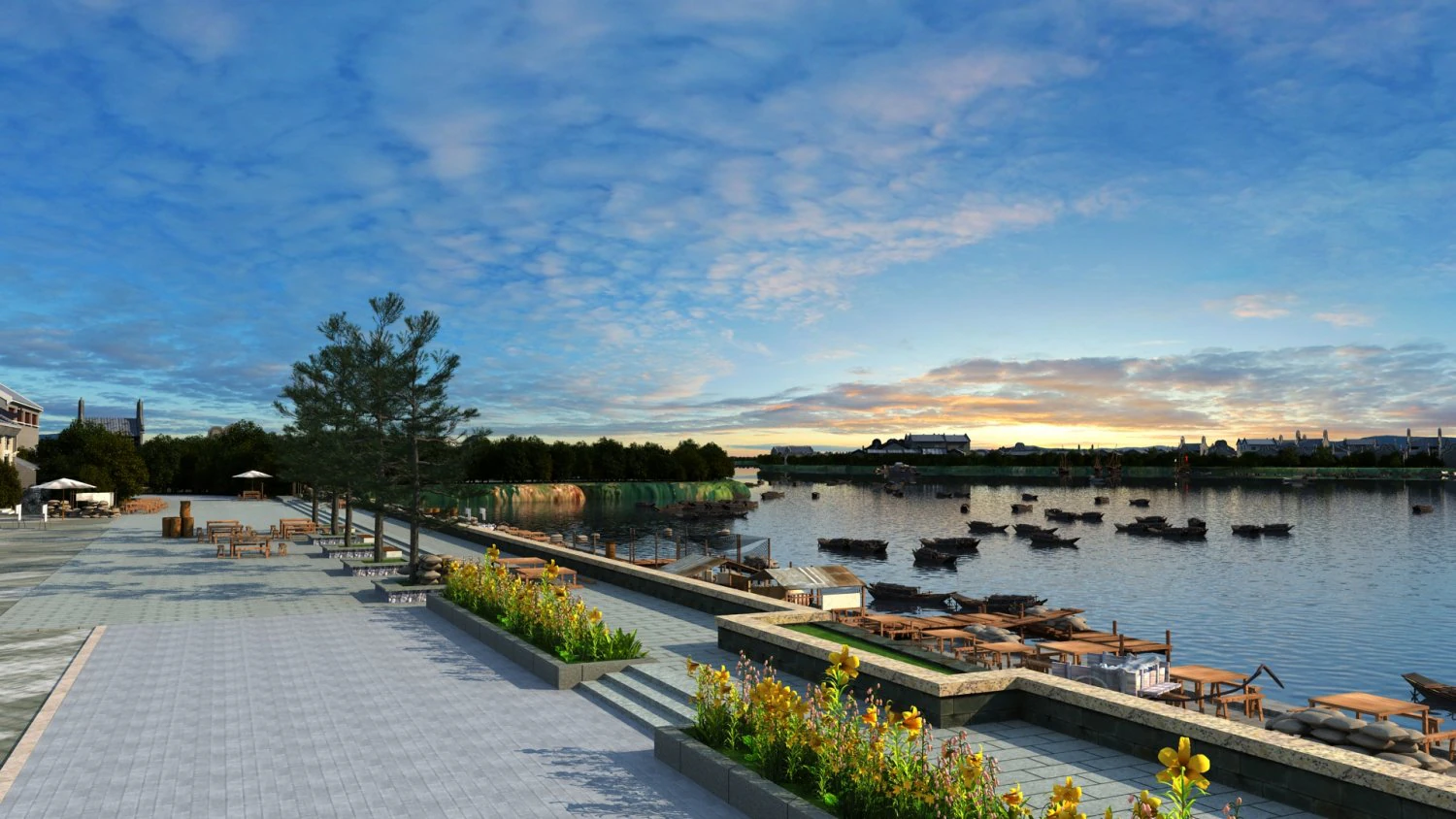 ancient port 3D Model .c4d .max .obj .3ds .fbx .stl .blend 