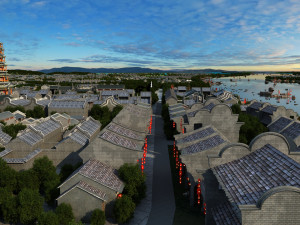 ancient port 3D Model