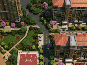 city building 3D मॉडल