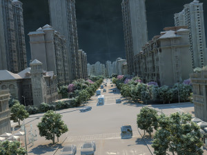 city building Modello 3D
