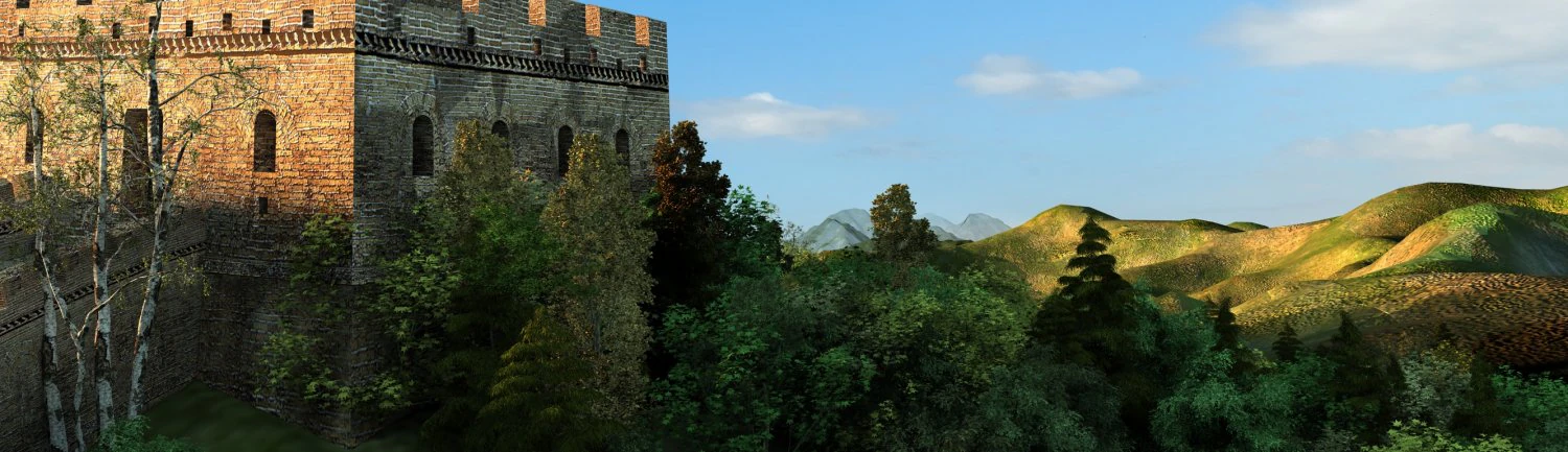 greatwall 3D Model .c4d .max .obj .3ds .fbx .stl .blend 