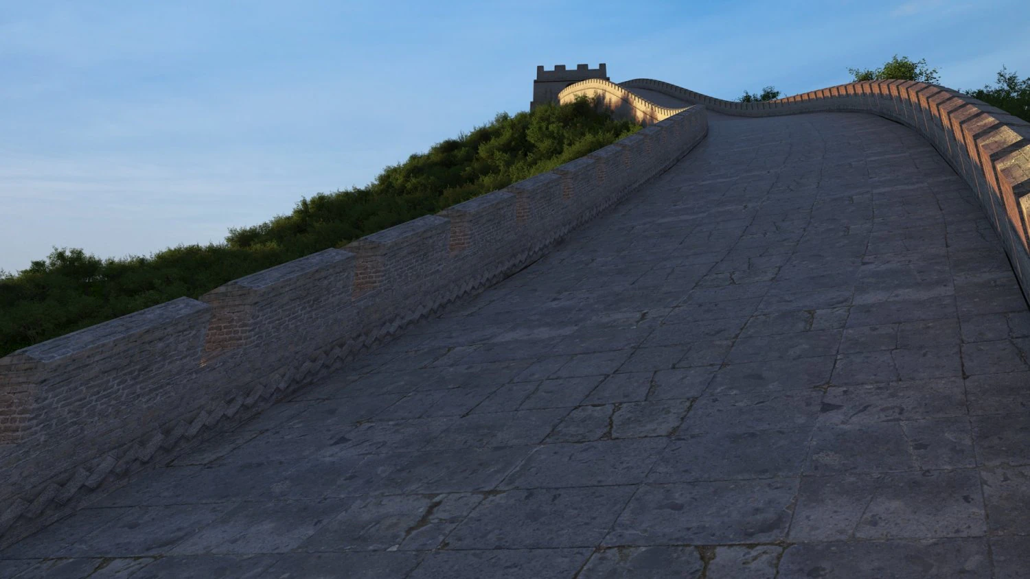 greatwall 3D Model .c4d .max .obj .3ds .fbx .stl .blend