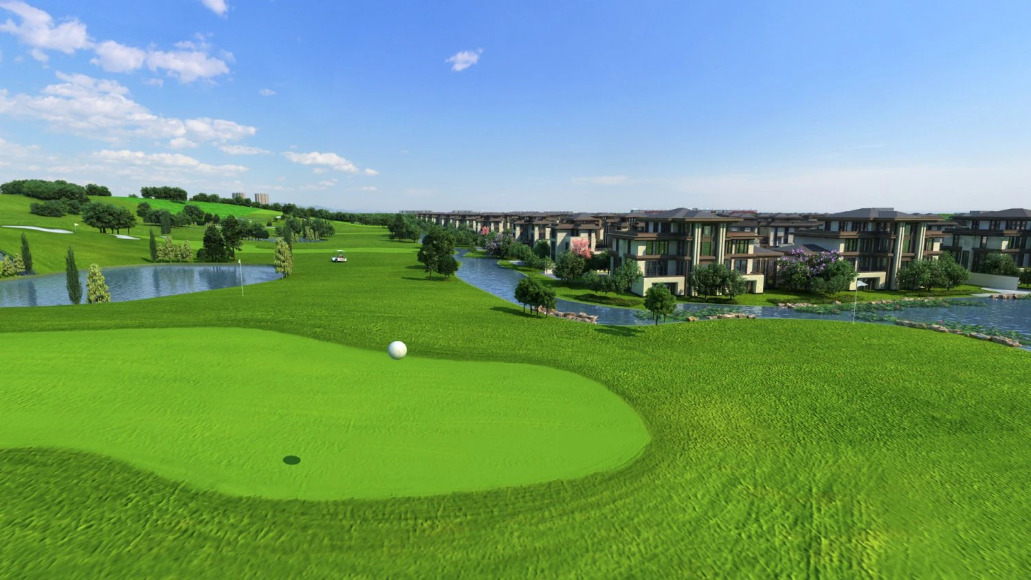 golf course 3D Model .c4d .max .obj .3ds .fbx .stl .blend 