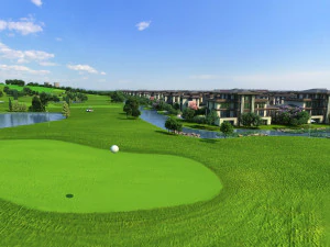 поле для гольфу 3D Модель