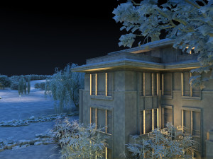 golf course Model 3D