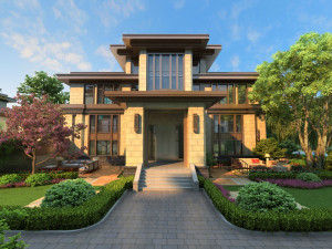 villa 3D Model