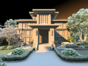 villa Modelo 3D