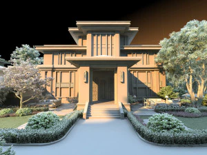 villa 3D Model