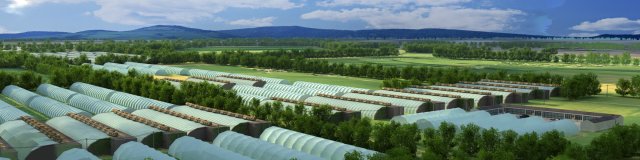 vegetable greenhouse Modèle 3D .c4d .max .obj .3ds .fbx .stl .blend 