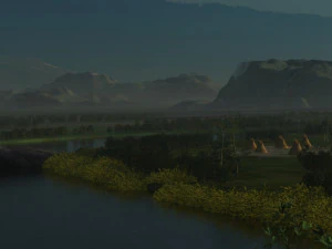 한 지방 3D 모델