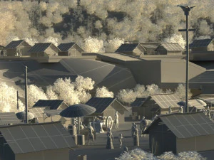 한 지방 3D 모델