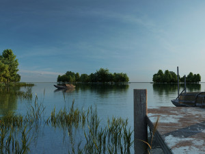 lake 3D 模型