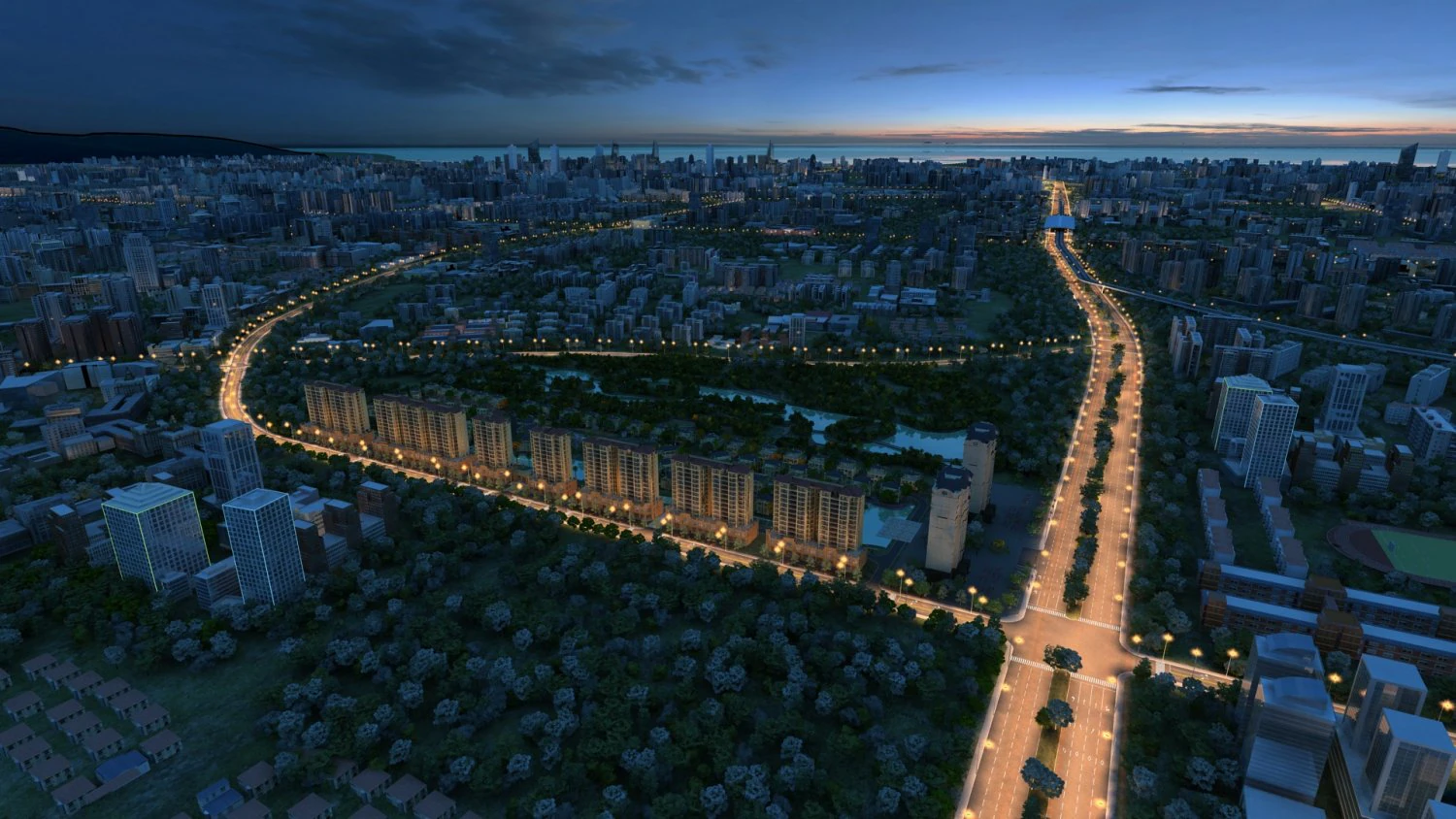 city building 3D Model .c4d .max .obj .3ds .fbx .stl .blend 