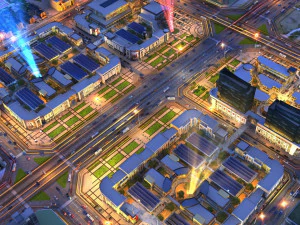 city night scene 3D Model