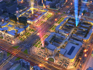 city night scene 3D Model
