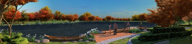 lakeside 3D Model .c4d .max .obj .3ds .fbx .stl .blend 