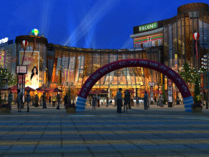 the mall 3D 模型