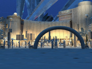 the mall 3D 模型