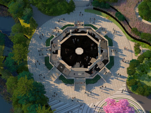 temple Modèle 3D