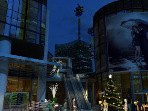 commercial street 3Dモデル