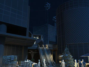 commercial street 3D Model