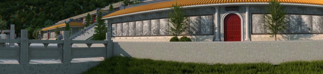 temple 3D 模型 .c4d .max .obj .3ds .fbx .stl .blend 