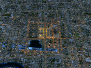 city night scene 3D Model